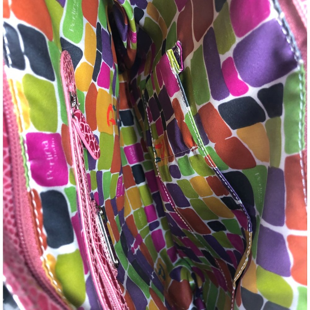 Blush Pink Perlina Embossed Python Leather Hobo - image 7